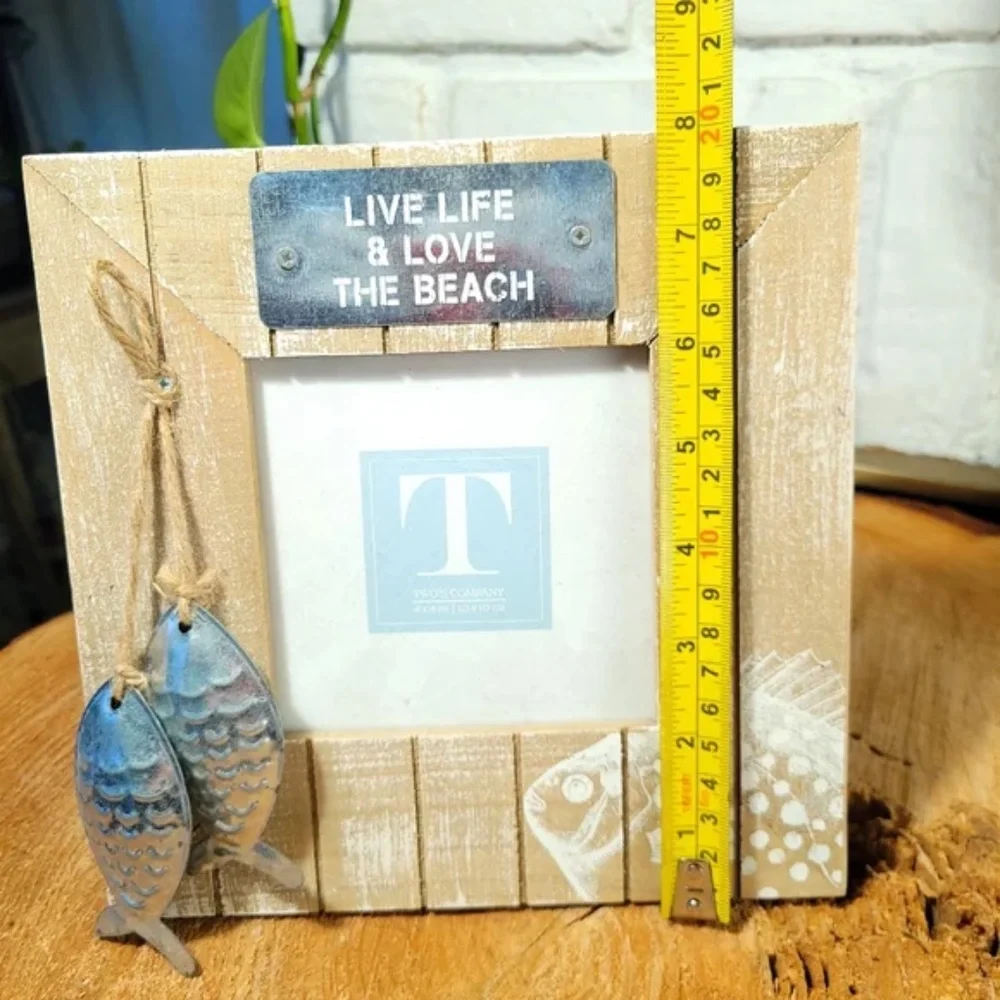 Weathered Wood Beach Photo Frame